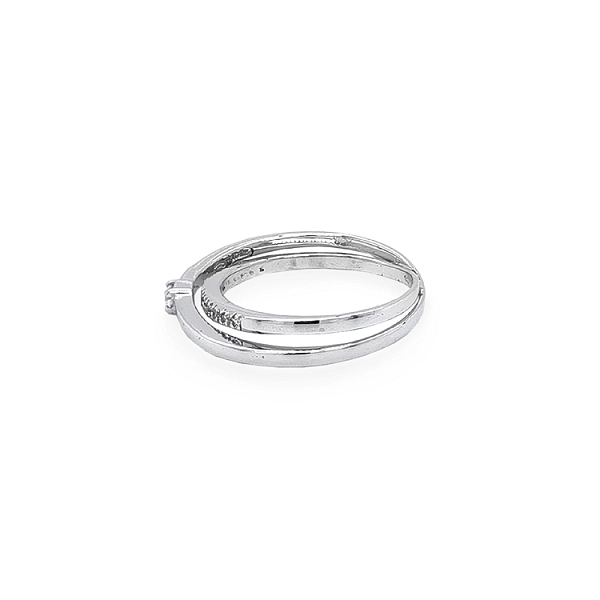 Goldring mit Zirkonen