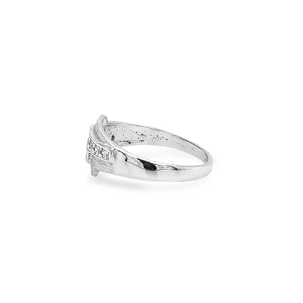 Goldring mit Zirkonen
