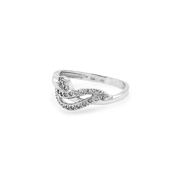 Goldring mit Zirkonen