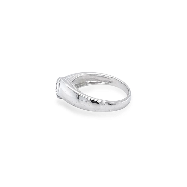 Gold Verlobungsring mit Zirkon