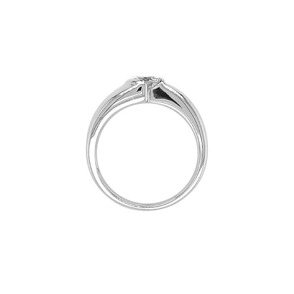 Gold Verlobungsring mit Zirkon
