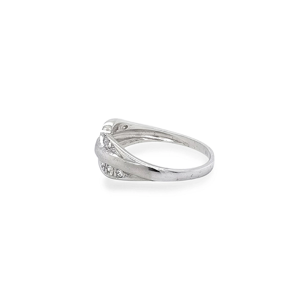 Goldring mit Zirkonen