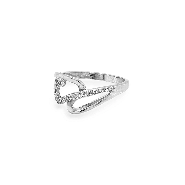 Goldring mit Zirkonen