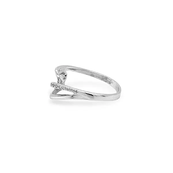 Goldring mit Zirkonen