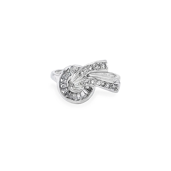 Goldring mit Zirkonen