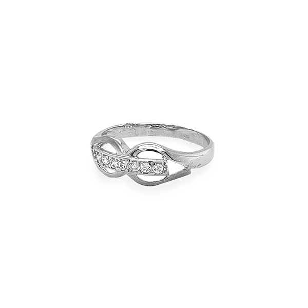 Goldring mit Zirkonen
