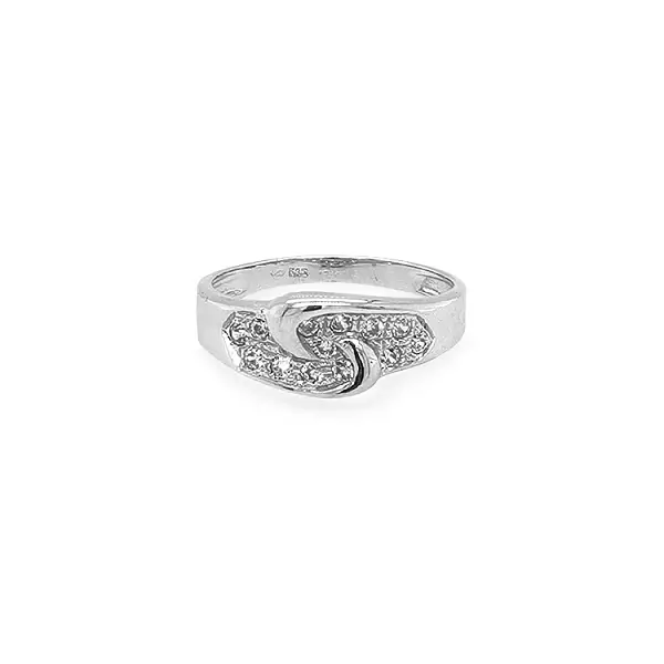Goldring mit Zirkonen