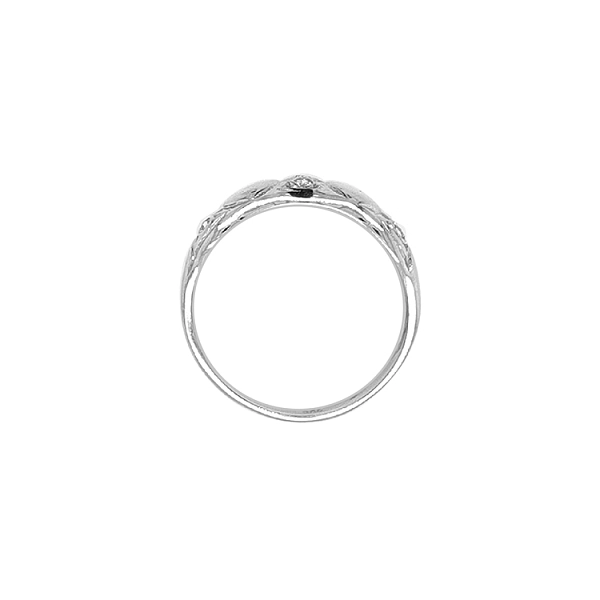 Goldring mit Zirkonen