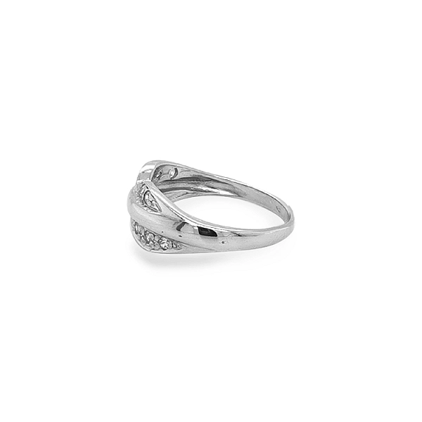 Goldring mit Zirkonen