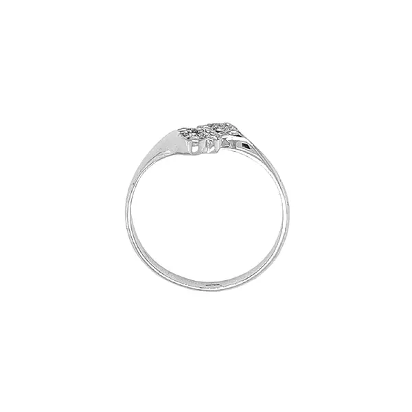 Goldring mit Zirkonen