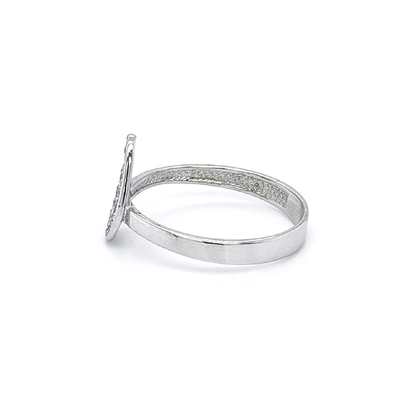 Ring mit Zirkonen aus Weißgold