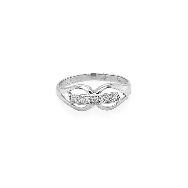 Goldring mit Zirkonen