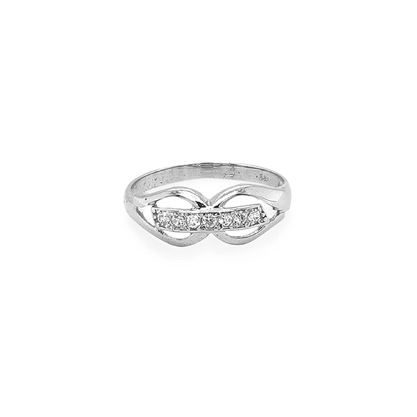 Goldring mit Zirkonen