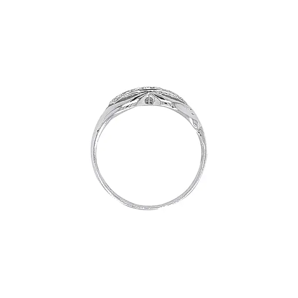 Goldring mit Zirkonen