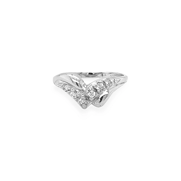 Goldring mit Zirkonen