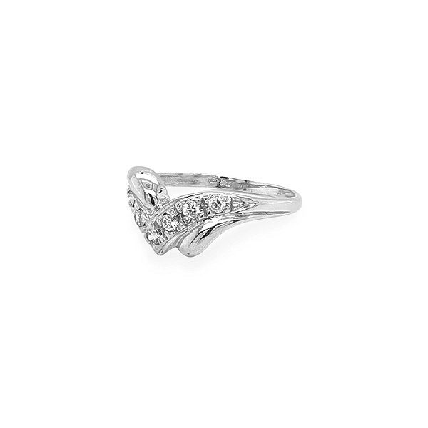 Goldring mit Zirkonen