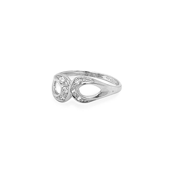 Goldring mit Zirkonen