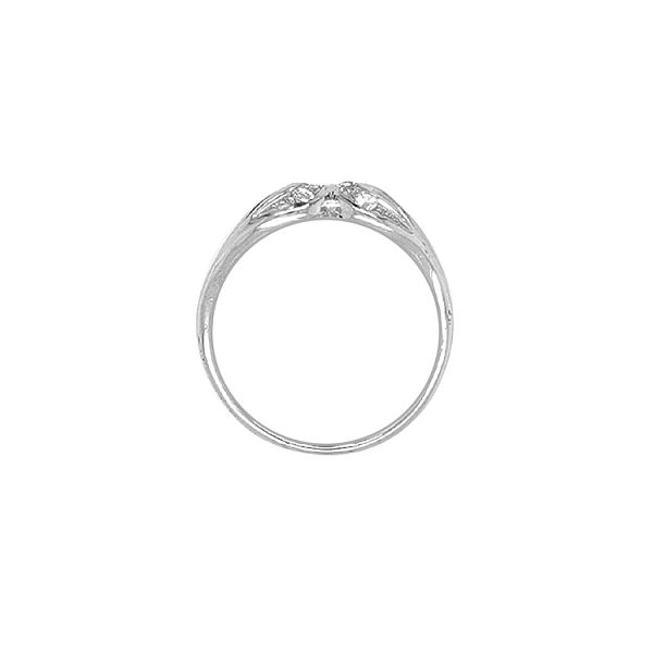 Goldring mit Zirkonen