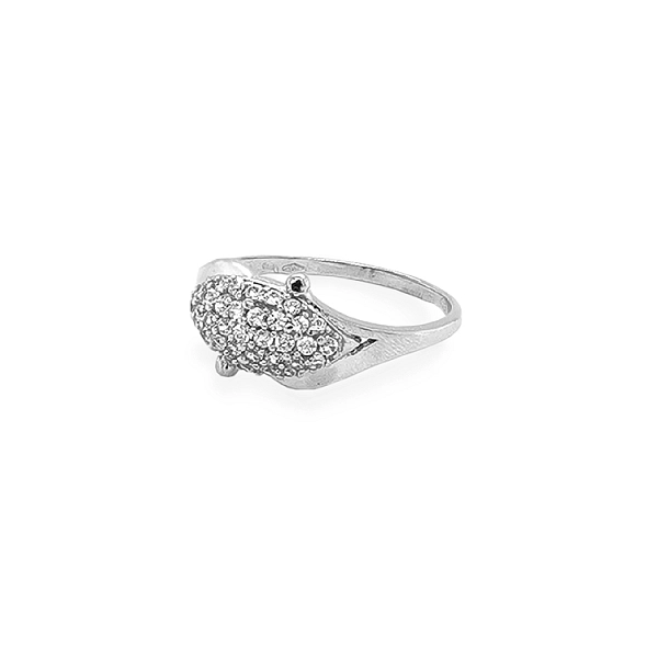 Goldring mit Zirkonen