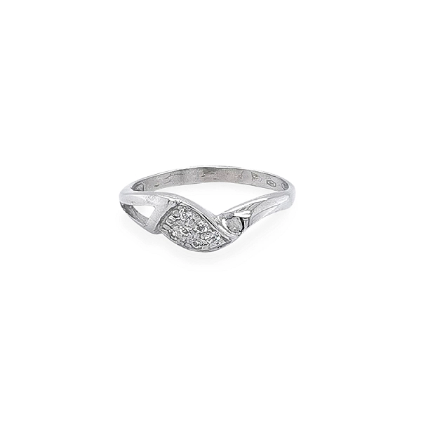 Goldring mit Zirkonen