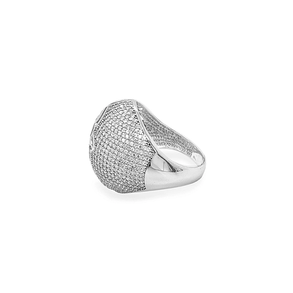 Goldring mit Zirkonen