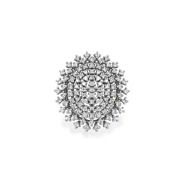 Goldring mit Zirkonen