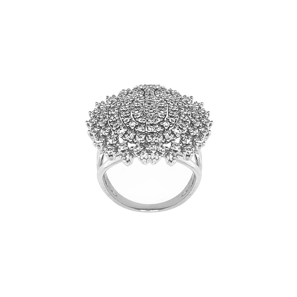 Goldring mit Zirkonen