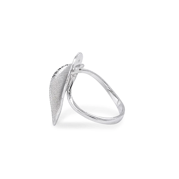 Goldring in Herzform mit Zirkonen