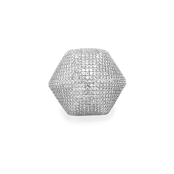 Goldring mit Zirkonen
