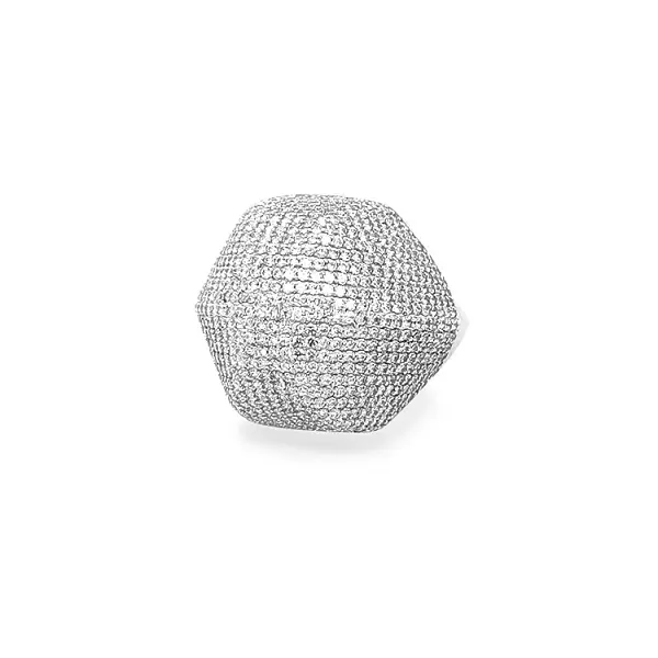 Goldring mit Zirkonen