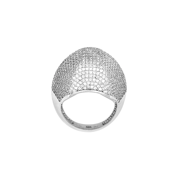 Goldring mit Zirkonen