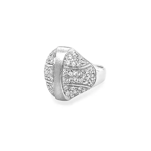 Goldring mit Zirkonen