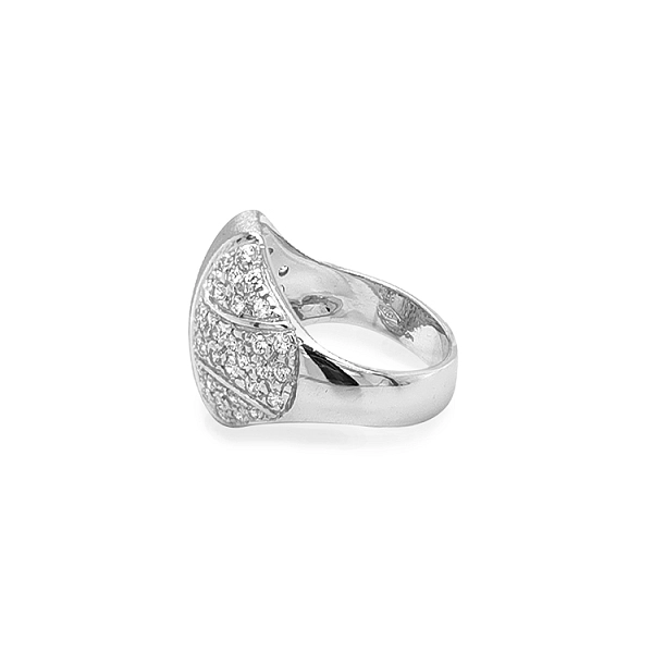 Goldring mit Zirkonen