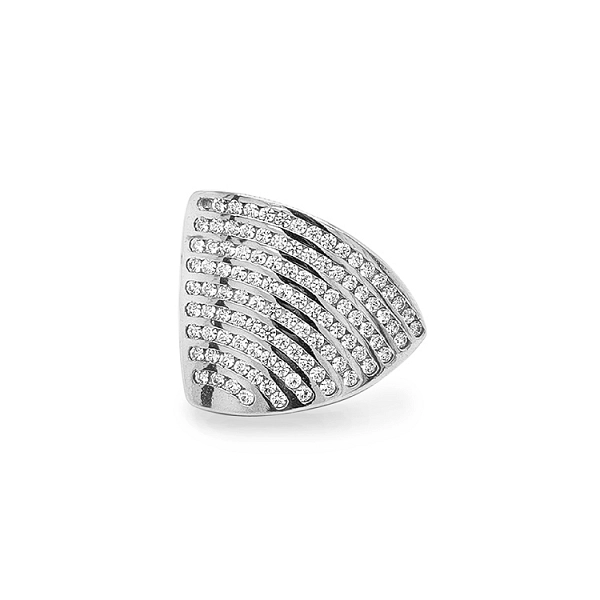 Goldring mit Zirkonen