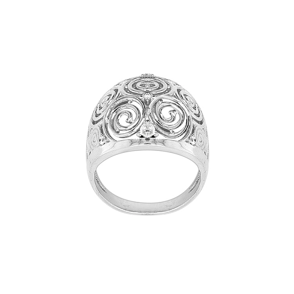 Goldring mit Zirkonen