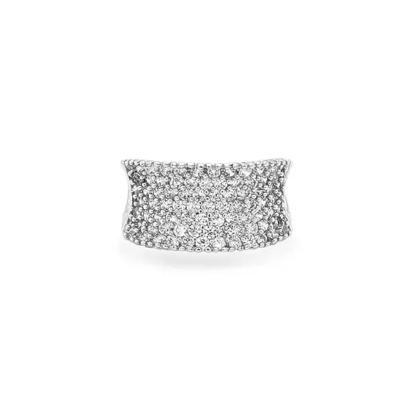 Goldring mit Zirkonen