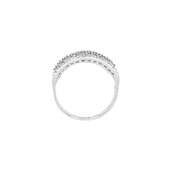 Goldring mit Zirkonen