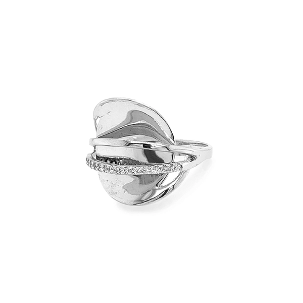 Goldring mit Zirkonen