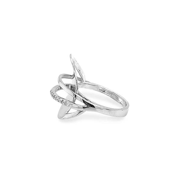 Goldring mit Zirkonen