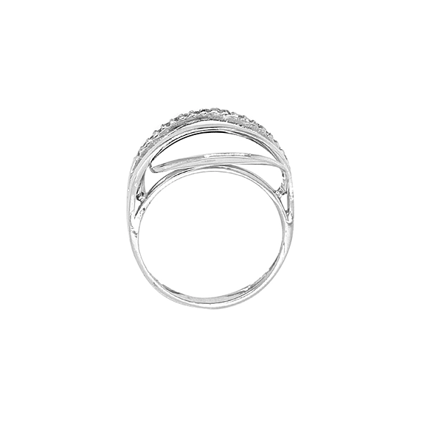 Goldring mit Zirkonen