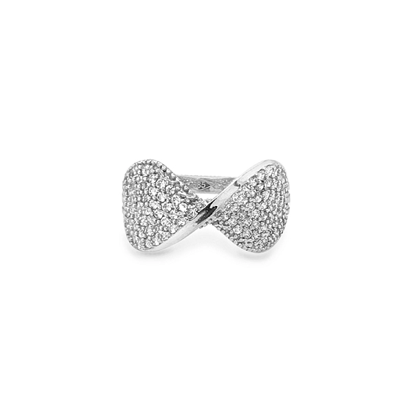 Goldring mit Zirkonen