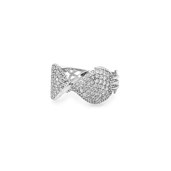 Goldring mit Zirkonen