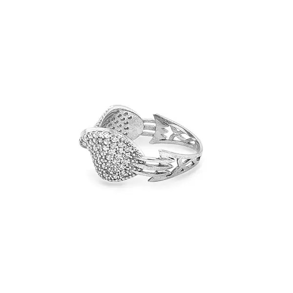 Goldring mit Zirkonen
