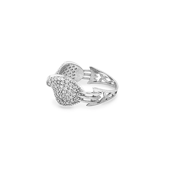 Goldring mit Zirkonen