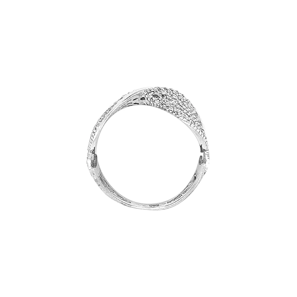 Goldring mit Zirkonen