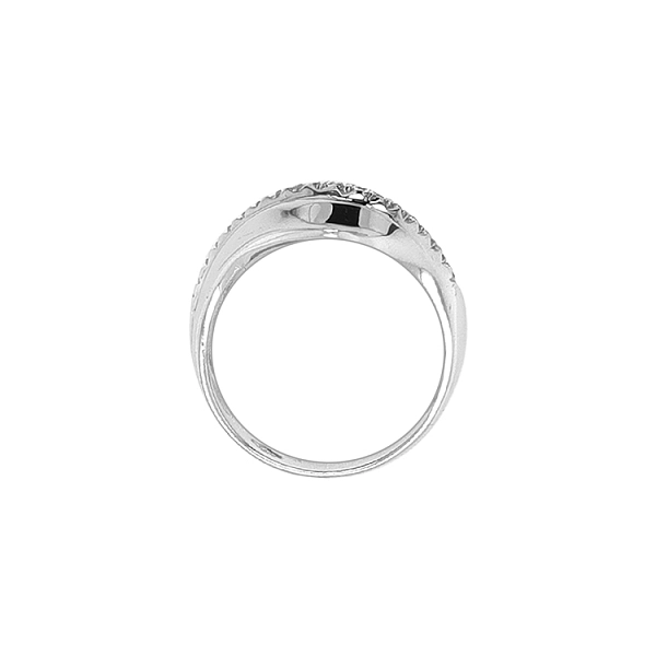 Goldring mit Zirkonen