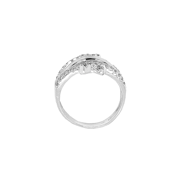 Goldring mit Zirkonen