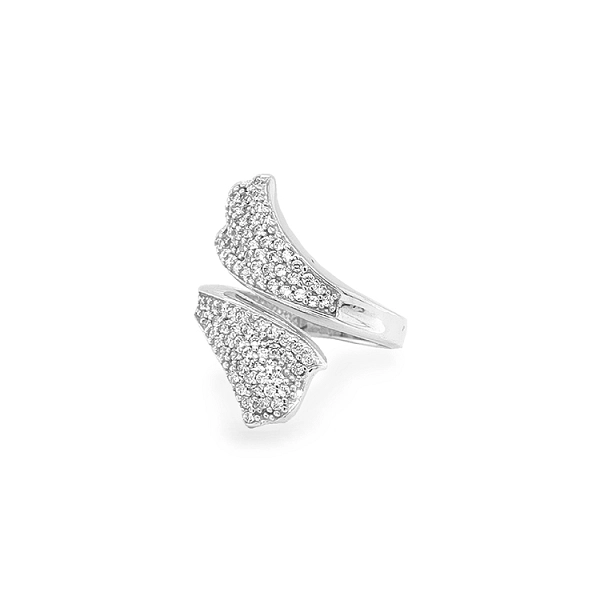 Goldring mit Zirkonen