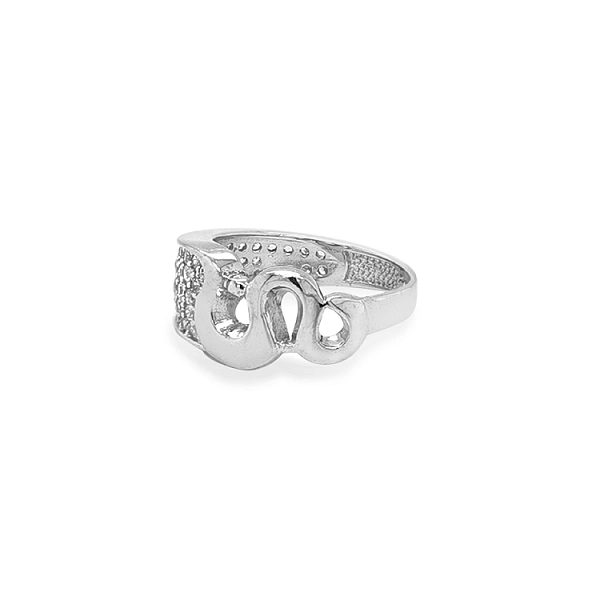 Goldring mit Zirkonen