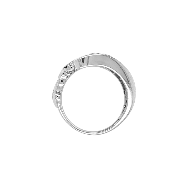 Goldring mit Zirkonen